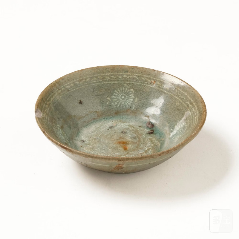 A celadon glazed slip-decorated vase, - 图2